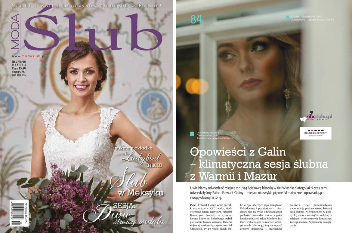 Biżuteria ślubna z piórami w magazynie Moda Ślub